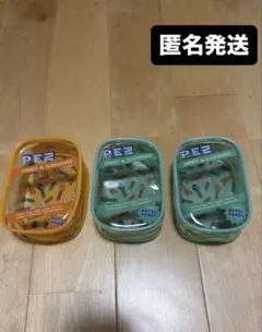 PEZ イオン ナツパンダコラボ 推し活クリアポーチ3個セット