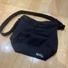 MHL. ショルダーバッグ　ブラック