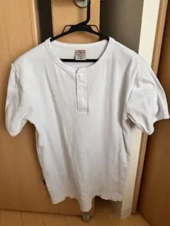 [アヴィレックス] ヘンリーネック 半袖Tシャツ