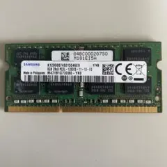 Samsung 8GB DDR3 12800S メモリ動作確認済みです。