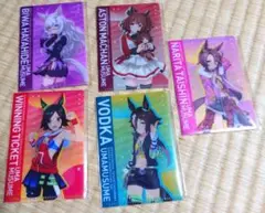 ウマ娘プリティーダービー　ダブルポケットミニクリアファイル　5種類セット