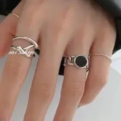 silver925 ブラックスサークルリング/シルバー925 リング ring
