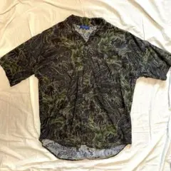 【人気柄】訳あり　TOWNCRAFT 総柄シャツ ペイズリー　開襟シャツ