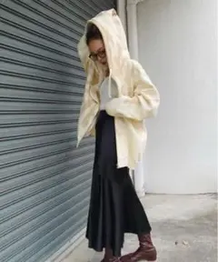 【値下】Searoomlynn Zipupボリュームフーディ　タイダイ