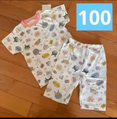 しまむら　アンパンマン　パジャマ　100㎝　ピンク　ドキンちゃん　半袖