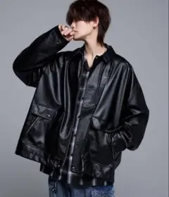 【ADRER】　military flight zip blouson