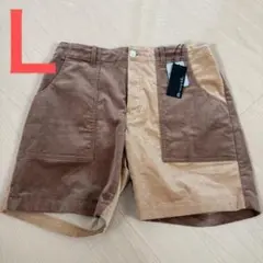 未使用　トラヴィスマシュー ハーフパンツ ウエストゴム ベージュ Lサイズ