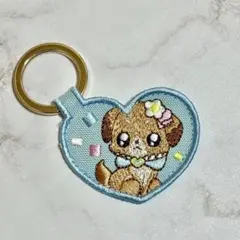 刺繍キーホルダー パムパム
