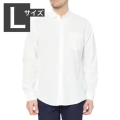 【訳あり】ポプリンシャツ★Lサイズ相当★カジュアル★メンズ★長袖