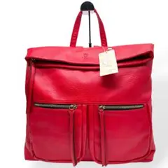 未使用 　D.KELLY リュック バッグ マザーズバッグ　レッド　A4可能