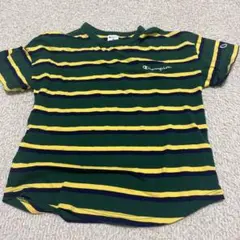 Champion ストライプ Tシャツ 140