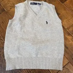 Polo by Ralph Lauren グレー Vネックベスト 12