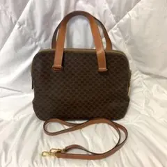 【美品】セリーヌ 2way ハンドバッグ ショルダーバッグ マカダム M94