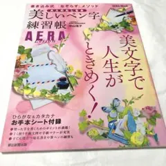 【新品】美しい ペン字 練習帳 AERA