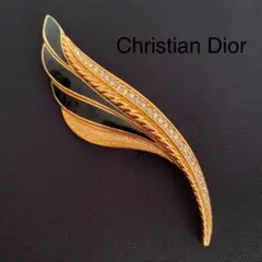 美品 Christian Dior ブローチ