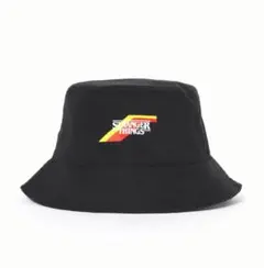 【美品】ストレンジャー・シングス バケットハット 　黒　ブラック