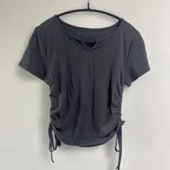 韓国風トップス　グレー