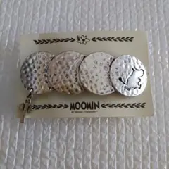 MOOMIN ヘアアクセサリー シルバー　バレッタ
