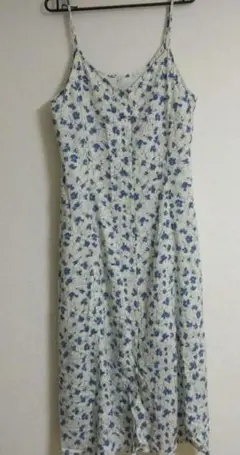 花柄ノースリーブカットソーワンピース Mサイズ