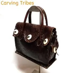 カービングトライブズ　Carving Tribes　トートバッグ　ダークブラウン