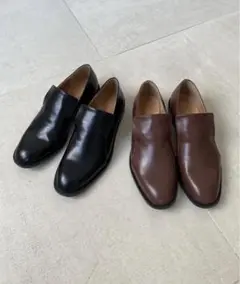Didot.showroom アーモンドトゥトラッドローファー ブラック