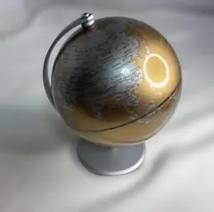 地球儀 オブジェ インテリア ゴールド 約17cm チ。―地球の運動について―