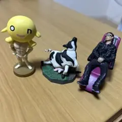 水曜どうでしょう　フィギュア　3種　onちゃん　ミスター　うし