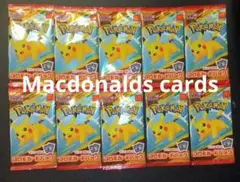 pokemon card Macdonalds 10 packs sealed