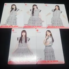 【ビルディバイドブライト】乃木坂46プロモPR5種各1枚セット【赤】。