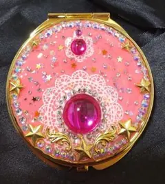コンパクトミラー ハンドメイド 012