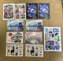 0313 ichi ポストカード　イラスト集　11点まとめ