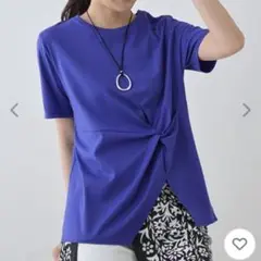 ねじりデザインTシャツ　INDIVI，インディヴィ