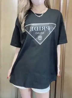 パロディブラックTシャツ　希少　一点物　本日限定値引き