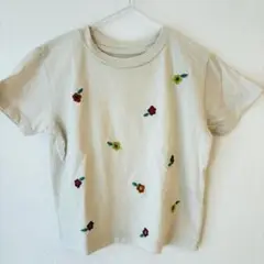 MONOPRIX KIDS BIO 花柄Tシャツ 4ans 95