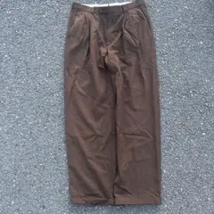 80s 90s GIVENCHY three tuck wide Slacks
