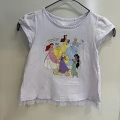 Tシャツ UNIQLO ディズニープリンセス 100cm フリル付き　UT