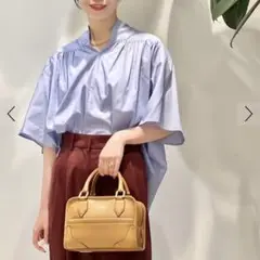 トゥモローランド Ballsey ポリエステルツイル　ツータックパンツ