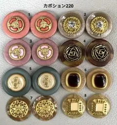 ボタンカボション220⑥ 8/8