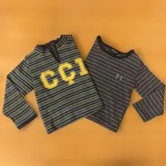 COMMECAISM 90㎝　長袖Tシャツ2枚セット