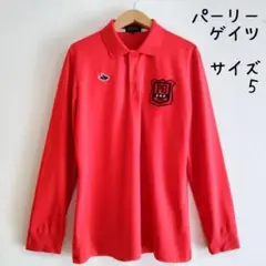 PEARLY GATES パーリーゲイツ 長袖 シャツ ポロシャツ サイズ5 赤