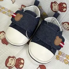 値下げ　新品　未使用　ネイビー ベビー　キッズ　スニーカー 12.0