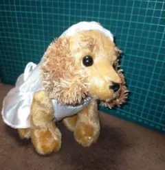 ダックスフンド ウェディングドレス 花嫁 ぬいぐるみ