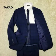 TAKAQ　タカキュー スーツ　セットアップ　テーラードジャケット　M