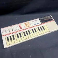Casio PT-1☆ミニシンセサイザー☆ホワイト☆美品動作良好☆昭和レトロ☆ Vintage Casio PT-1 Mini Keyboard Synthesizer Made In Japan