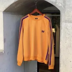 新品未使用 needles スウェット トレーナー イエロー トラックパンツ
