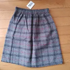 チェックスカート