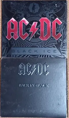 AC/DC BACK IN BLACK とBLACK ICE 2枚セット