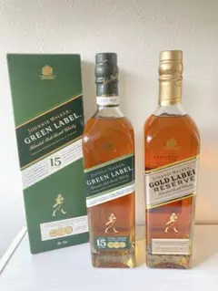 ジョニーウォーカー グリーンラベル＆ゴールドリザーブ 2本 700ml
