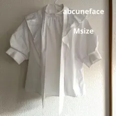 半袖ブラウス 白　リボン Mサイズ