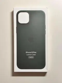 【新品】純正 iPhone 14 Plus レザーケース・フォレストグリーン
